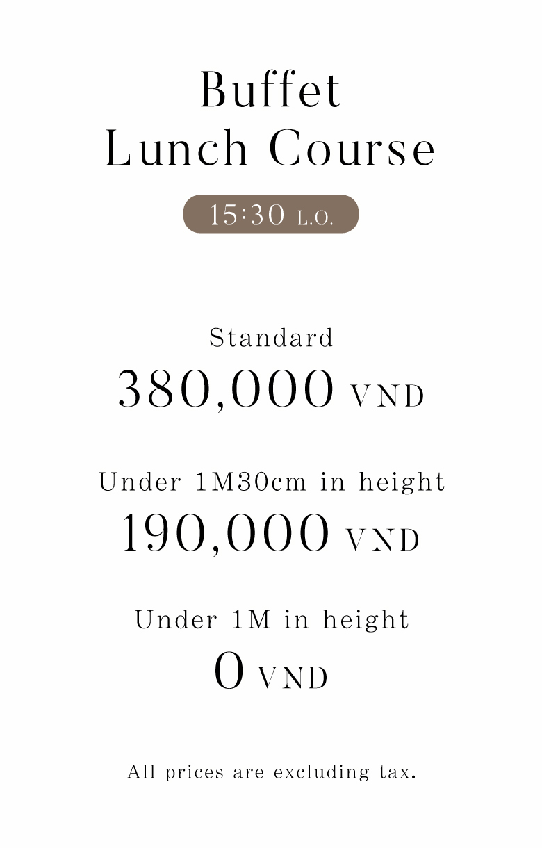 Buffet Lunch Course
