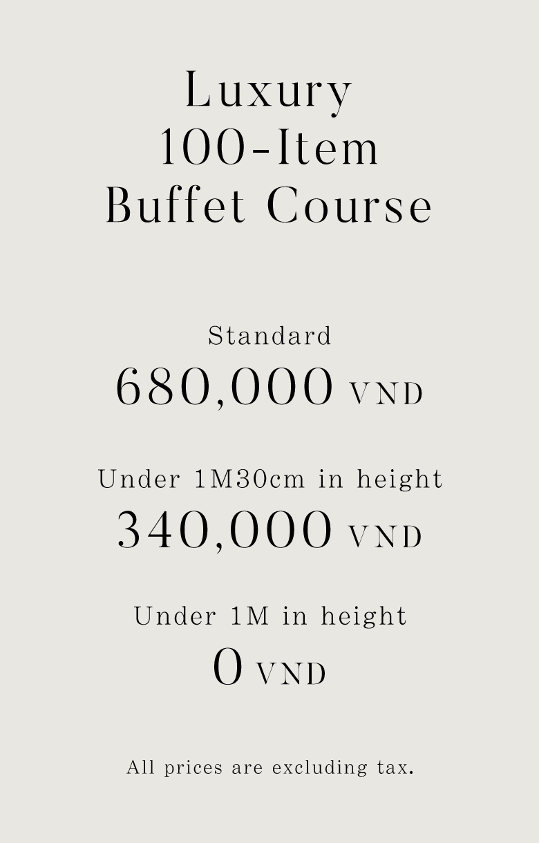 Luxury 100-Item Buffet Course