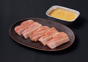 鶏もものクリームチーズソース